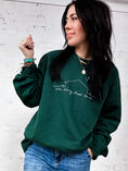 Load image into Gallery viewer, Christmas Sweatshirt / The King Has Come -Evergreen (PRE-ORDER)
