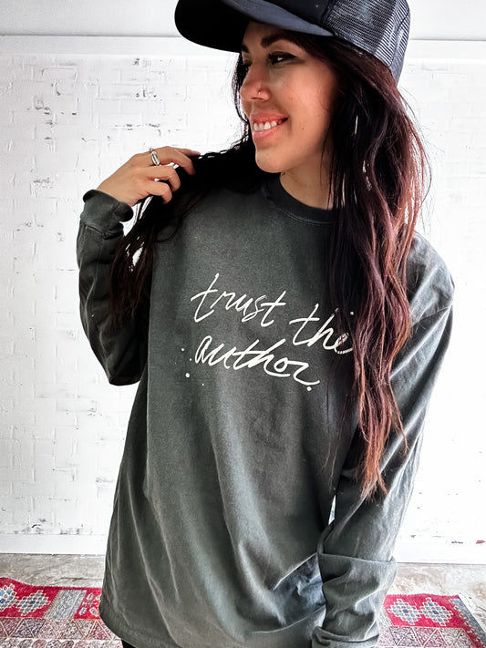 Trust the Author Long Sleeve- Twilight