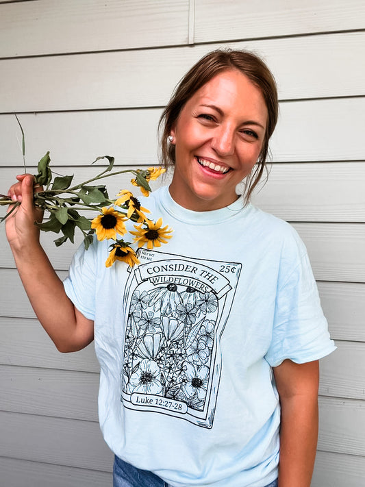 Luke 12 Wildflower Seeds Tee