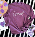 Load image into Gallery viewer, Loved Long Sleeve-Berry (Pre-order)
