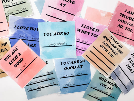 Valentine Affirmation Cards