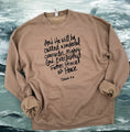 Load image into Gallery viewer, Christmas Sweatshirt/Prince of Peace - Gingerbread
