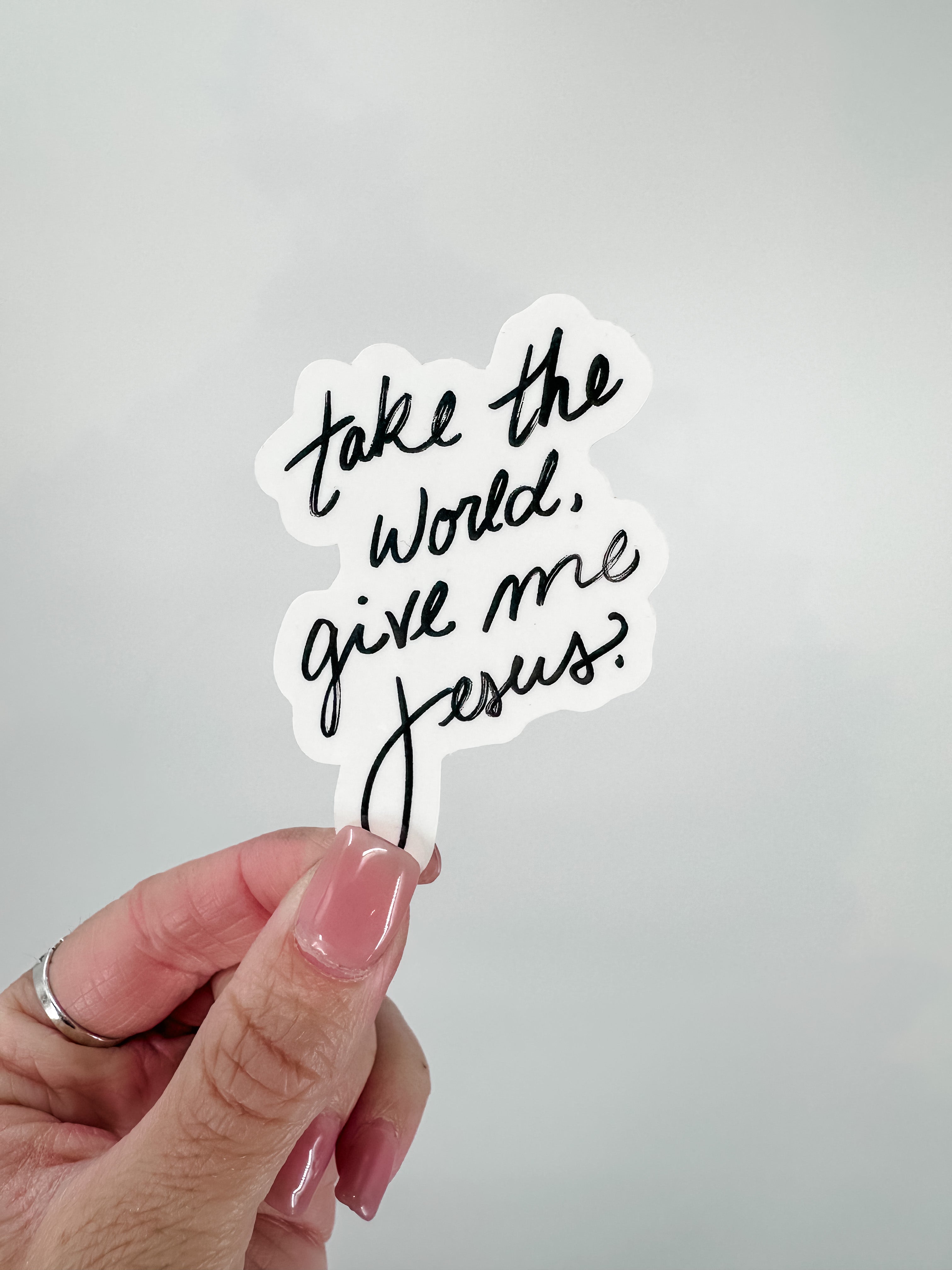 Give Me Jesus Sticker — AP Letters | Stillwater, Oklahoma | Design,  Calligraphy and Illustration