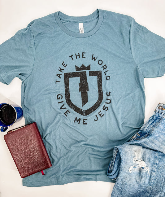 Give Me Jesus - Slate Blue