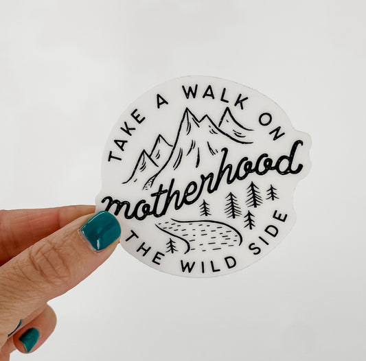 Wild Side Transparent Sticker